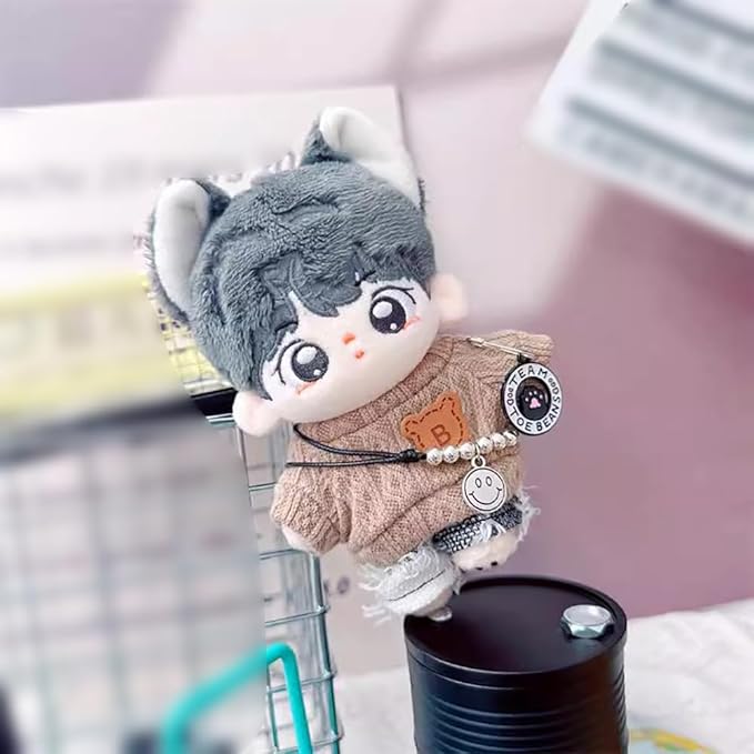 niannyyhouse 10cm~15cm 20cm Plush Doll Clothes Sweaters Jeans Accessories Doll Dressup (10cm~15cm)