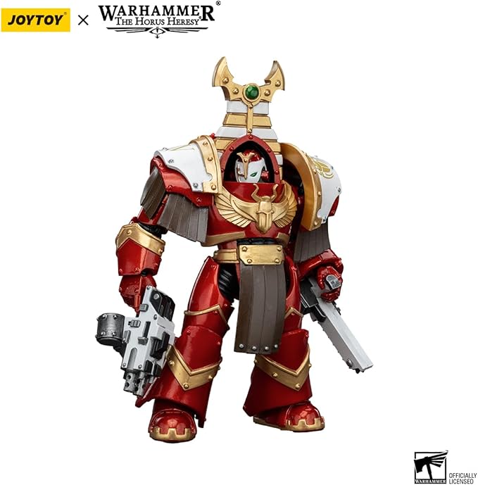 JOYTOY Warhammer 40K Thousand sons 5.35in Sekhmet Terminator Cabal Sekhmet with Combi-Bolter and Chainfist 1:18 Scale Action Figure Mecha Joy Toy Collection Model