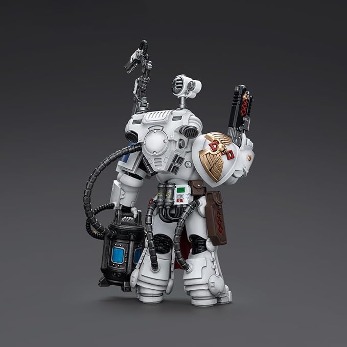 JOYTOY 1/18 Action Figure Warhammer 40,000 Ultramarines Apothecary Biologis Collection Model Birthday Gift