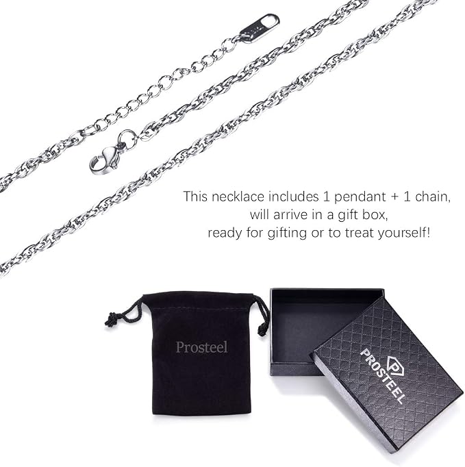 PROSTEEL Aromatherapy Diffuser Necklace Men Women Jewelry Stainless Steel Bird Locket Essential Oil Circle Pendant Necklaces