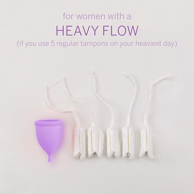 Pixie 2 Menstrual Cups - Ranked 1 for The Softest Reusable Period Cups - Wear 12 Hours - 100% Medical-Grade Silicone - Tampon Alternative for Feminine Care - Buy One We Give One (Combo)