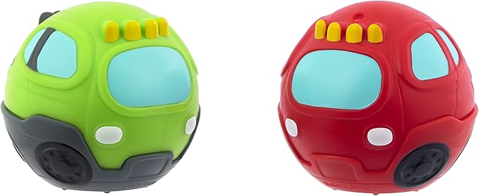 Little Tikes Learn & Play Roll Arounds Off Roadin' Vehicle 2-Pack- Toy Cars and Ball Play in One, Easy Grip & Roll- Birthday Gifts for Kids, Toddler Toys for Boys and Girls Ages 18 months 1 2 3+ Years