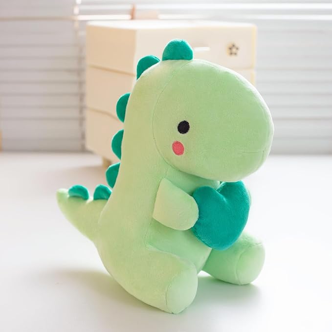 Dinosaur Stuffed Animal, Dinosaur Plush Toy, Loving Soft Dino Plush Toy, Sweet Romantic Cute Dinosaur Plush Toy(10.8 inch)