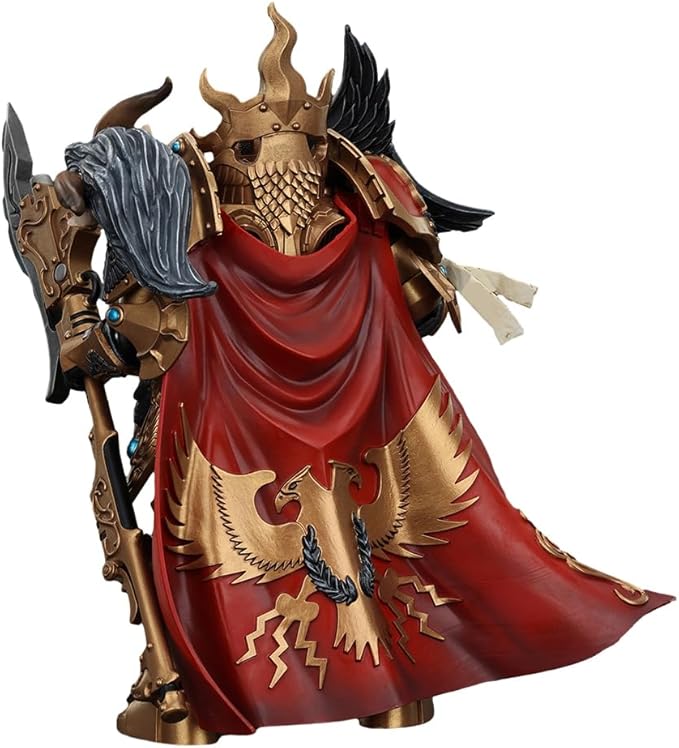 JOYTOY Warhammer The Horus Heresy 1/18 Action Figure Legio Custodes Constantin Valdor, Captain-General of The Legio Custodes Collection Model Birthday Gifts 12 Inch