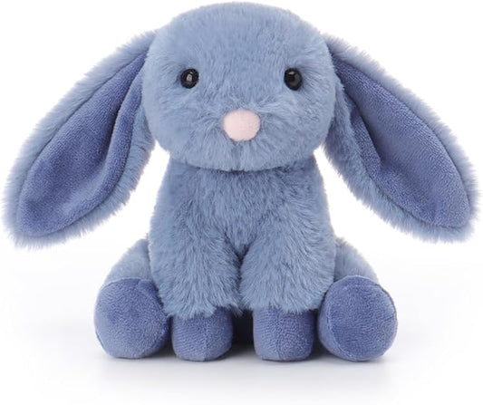 Apricot Lamb Navy Blue Bunny 15cm Stuffed Animals for Kids, Soft Cute Plush Toys for Baby Girl and Boy, 6 Inches