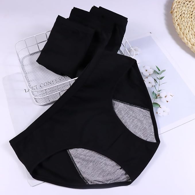 Demifill Teen Girls Period Underwear Cotton Soft Women Panties For Teens Briefs
