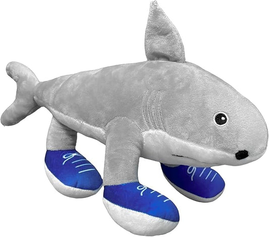 Italian Brainrot Inspired Plush Toy 14 Inches Tung Tung Tung Sahur Plush Soft Stuffed Meme Dolls for Collectors, Aesthetic Décor & Funny Gift Ideas (Tralalero Tralala)