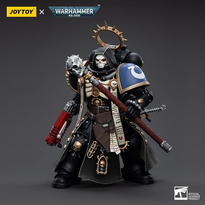 JoyToy Warhammer 40K 1/18 Action Figure Mecha Joy Toy Model Toys Ultramarines Primaris Chaplain Brother Varus