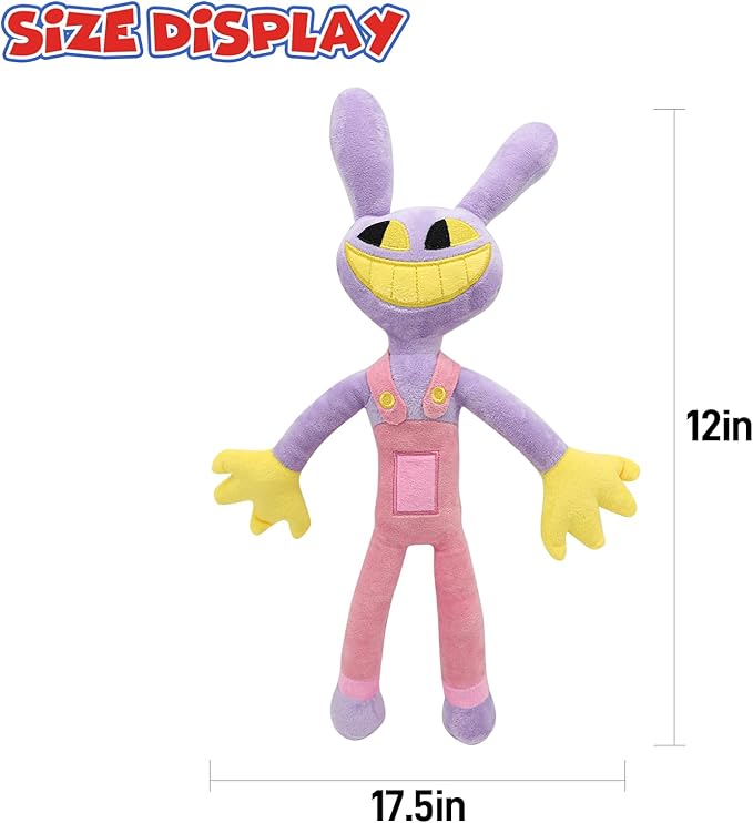 The Amazing Digital Circus Plush,4pcs Pomni Plushies Toy Gift, Cute Stuffed Figure Doll for Kids and Adults, Birthday Halloween Christmas Choice for Boys Girls