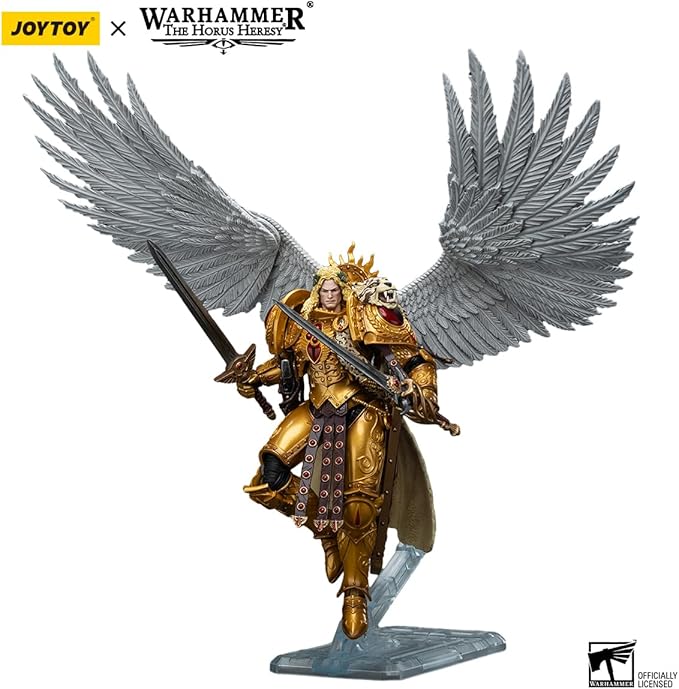 JOYTOY Warhammer The Horus Heresy Blood Angels Sanguinius Primarch of The IXth Legion 1:18 Scale Action Figure Mecha Joy Toy Collection Model 7.4in