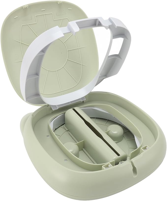 Travel Potty for Toddler, Foldable Potty Training Toilet Seat, Portable Potty Car Potty Folding Toilet for Boys Girls Baby Kids Children Indoor Outdoor Camping (Green)