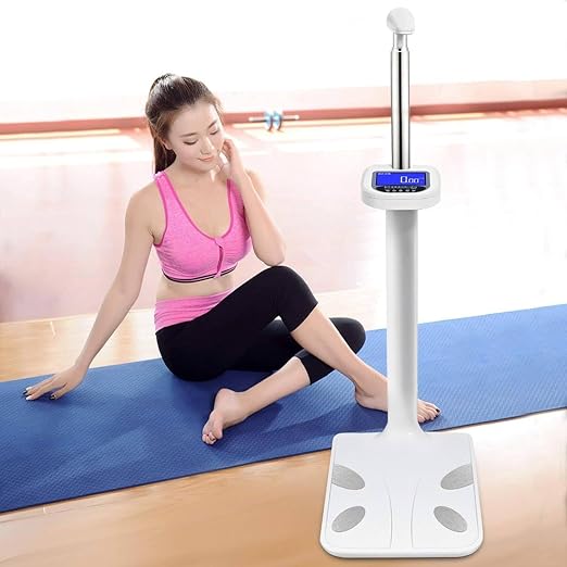 Electronic Height and Weight Scale, Office Scale,Smart Scale with LCD Display, Display Weight, Height, Obesity Value,
