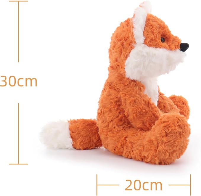 Apricot Lamb Toys Plush Yellow Fox Stuffed Animal Soft Cuddly Perfect for Child (Orange Fox,12 Inches)