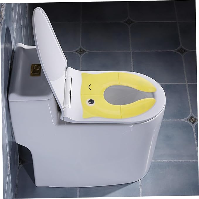 Boys and Girls Toilet Seat Foldable Seat Pad Winter Cover Home Travel Pp Material Sturdy Compact