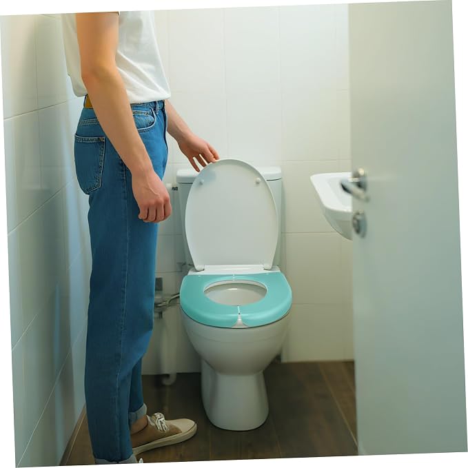 Toyvian Adult Folding Potty Seat Cover Potty Training Seat Pad Portable for Home Travel Use