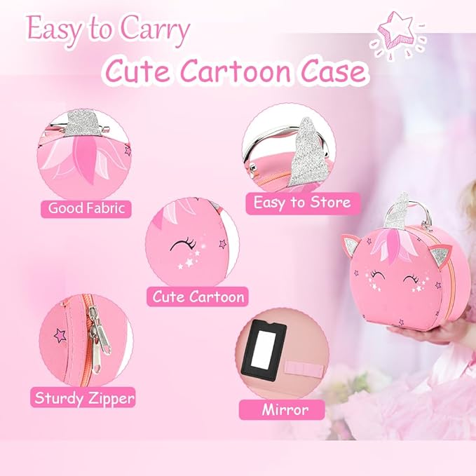 Heaning Princess Dress Up for Girls Costumes Accessories with Cape Christmas Birthday Gift Toys for 3-6 Year old Girl