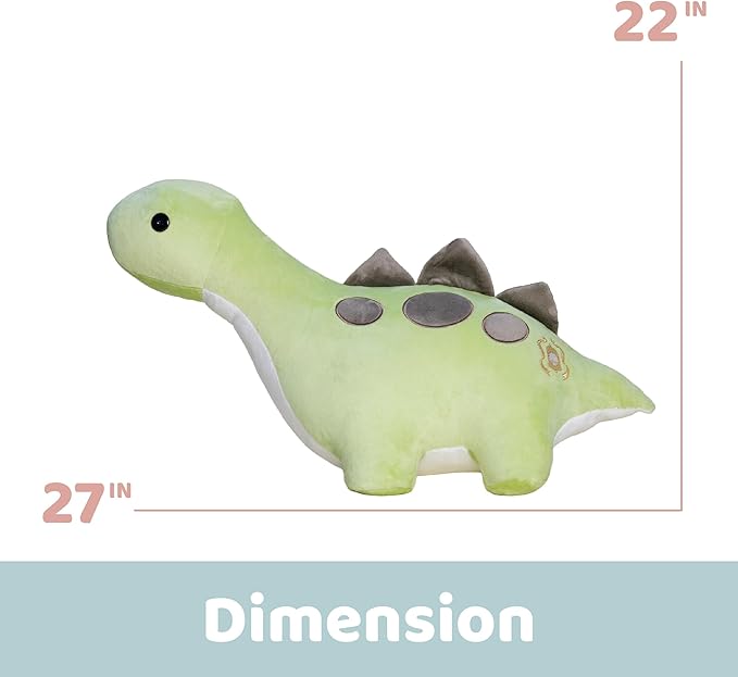 Bellzi Giant Brontosaurus – 22" Cute Stuffed Animal Plush Toy – Soft & Adorable Giant Brontosaurus Plushie Gift – Perfect Present for All Ages – Giant Bronti