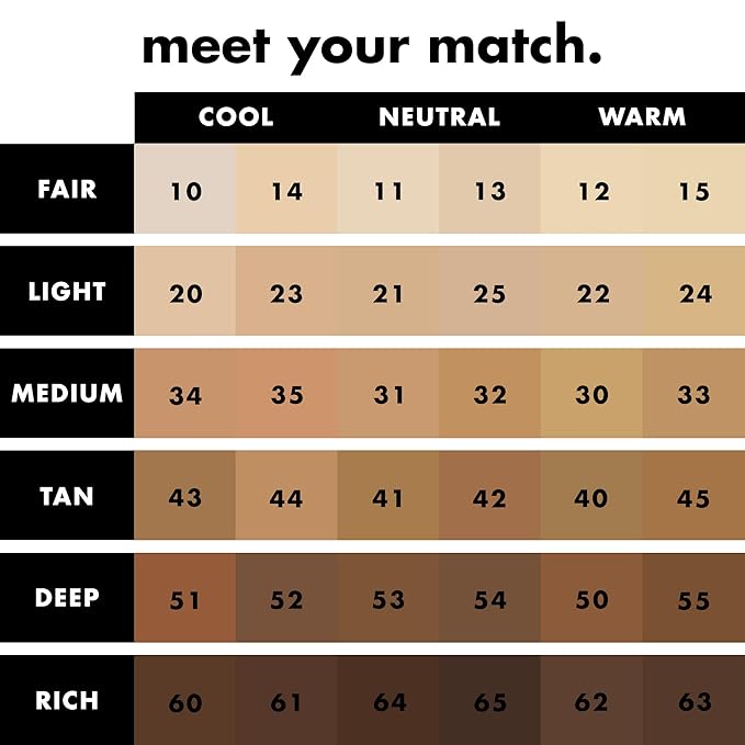 e.l.f. Soft Glam Foundation, Medium Coverage, Long-Lasting & Buildable Foundation For A Smooth, Satin Finish, Vegan & Cruelty-Free, 23 Light Cool