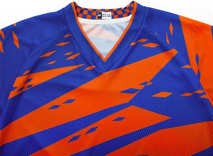 Youth Dirt Bike Jersey, Kids Mountain Bicycle Shirt Long Sleeve Powersports Children Downhill Jerseys for Big Kids