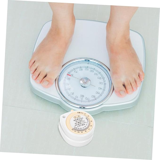 ORFOFE Dual-Sided Soft Tape Measure for Body 2pcs Health Tape Measure 1.5m Reel Accurate Waist Body Measurements Auto-Retractable for Fitness Tracking