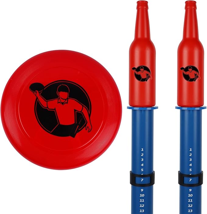 Juegoal Outdoor Flying Disc Game Set, Yard Games Set, Outside Fun Disc Toss Game for Beach Lawn Backyard Park Camping