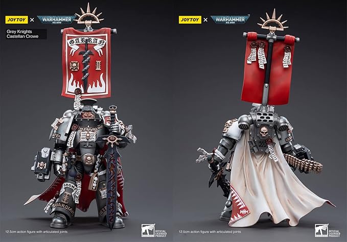JOYTOY 1/18 Action Figures Warhammer 40k Mecha Grey Knights Castellan Crowe