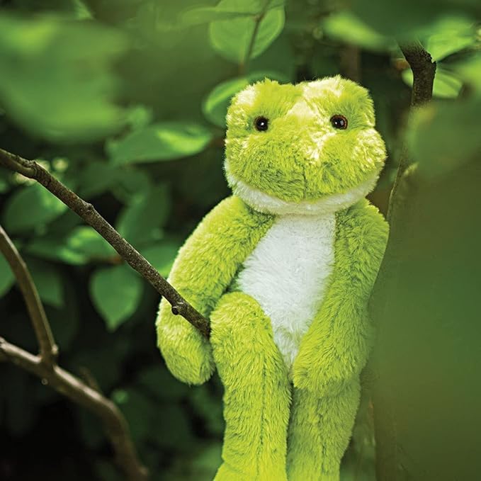 Vermont Teddy Bear Buddy Frog Plush - Frog Stuffed Animal, Green, 15 Inch