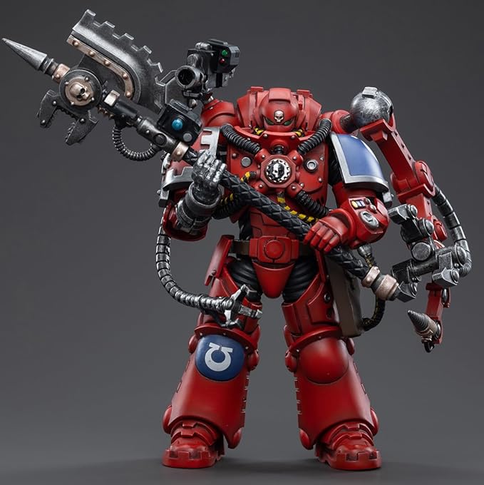 JOYTOY Warhammer 40K 1/18 Action Figures, Ultramarines Primaris Techmarine Perfect for Collectors & Decor, Ideal Gift for Birthdays, Christmas, Character Figure - JT3761