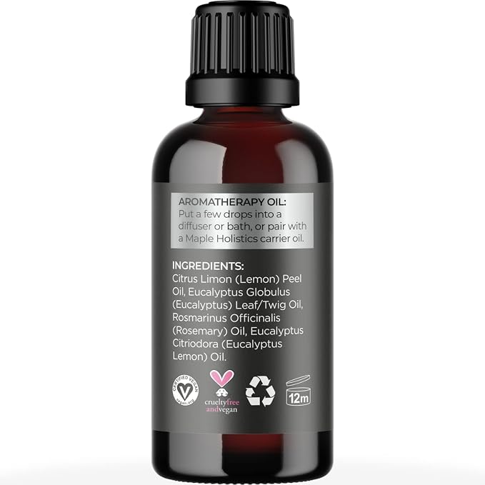 Breathe and Defend Essential Oils Set - Purifying Essential Oil Blends for Diffuser Aromatherapy and Baths - Relaxing Essential Oils for Diffusers for Home