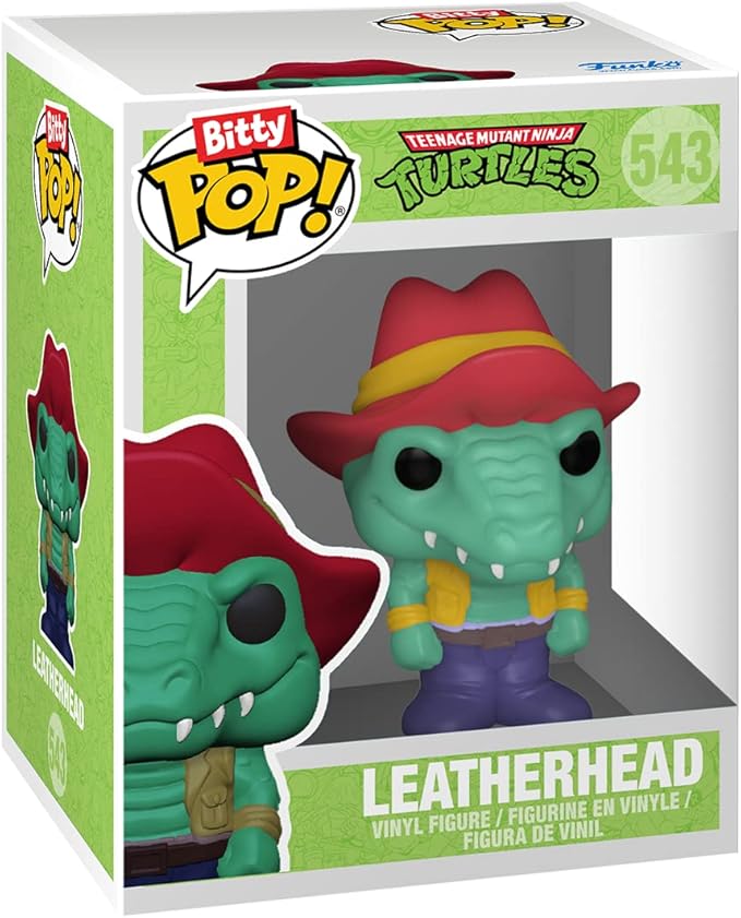 Funko Bitty POP! Teenage Mutant Ninja Turtles (TMNT) - Shredder, 4-Pack - 8-Bit Raphael, 8-Bit Donatello, 8-Bit Leonardo and A Surprise Mystery Mini Figure - 0.9 Inch (2.2 Cm) Collectable - Gift Idea