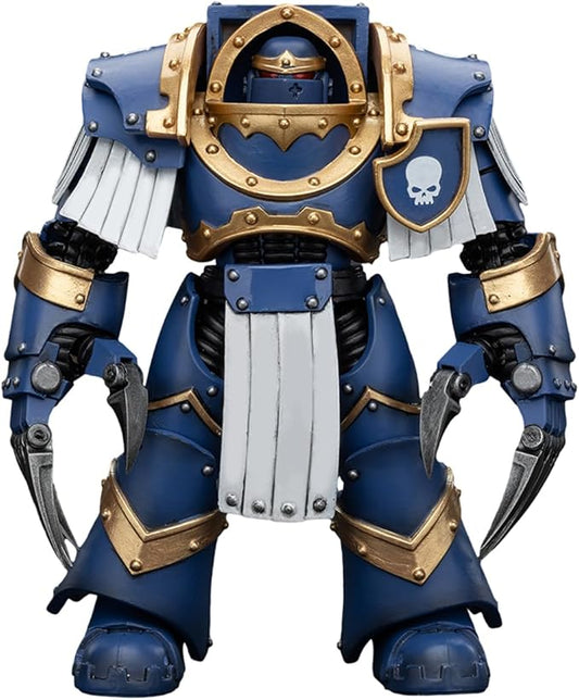 JOYTOY Warhammer 30K The Horus Heresy1/18 Action Figure Ultramarines Cataphractii Terminator Squad Terminator with Lightning Claws Collection Model