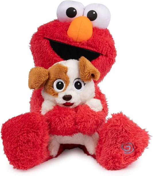 GUND Sesame Street Official Furry Friends Forever Dance & Play Elmo and Tango Animated Plush, Plush Sensory Toy for Ages 1 & Up, Red/Cream, 13”