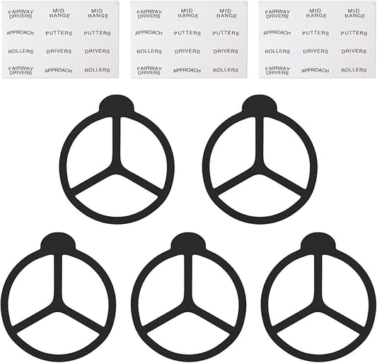 Disc Golf Bag Dividers 5-Pack - Universal Fit Disc Separators for Backpack Bags | Protects & Organizes Discs | Fits Innova, HIMAL, MVP Cell, Dynamic Discs Cadet Bags