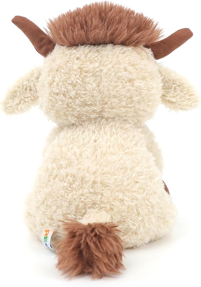 RECUR Highland Cow Plush Stuffed Animals, Soft Plushie Toys 10 inches