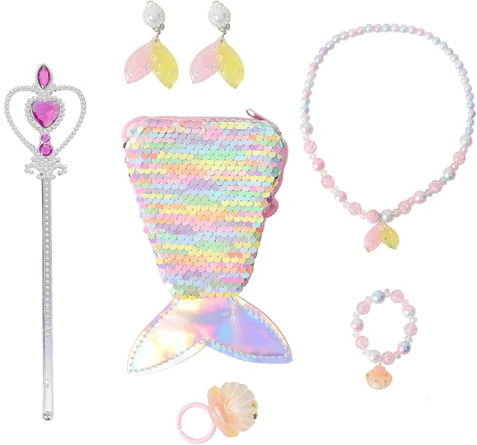 FKKFYY Rainbow Cape Cloak for Girl Princess