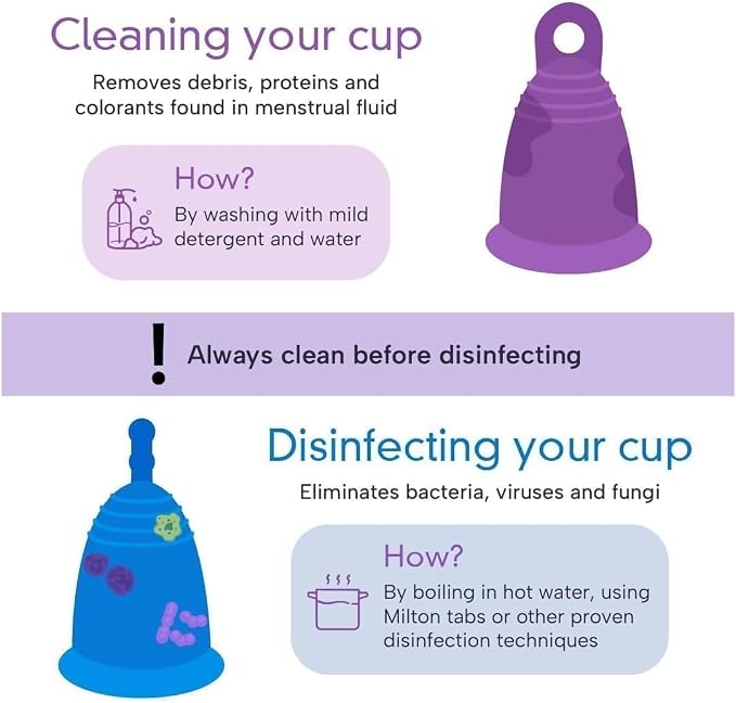 Most Customizable Menstrual Cup with Stem Handle | MeLuna Me Luna | Comfortable Period Cup Reusable Cup | Tampon Pad Alternative for All Body Types | Classic