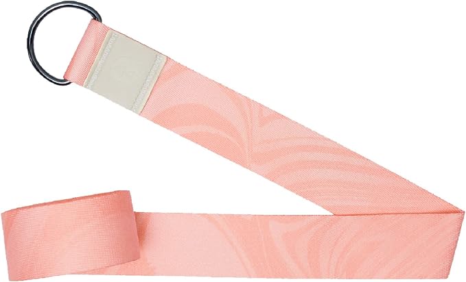yogadesignlab | The Yoga Strap | Luxurious, Extra Long, Super Soft, Eco Printed | Studio Quality, Adjustable | Safely Stretch Further and Hold Longer | 8 ft Long
