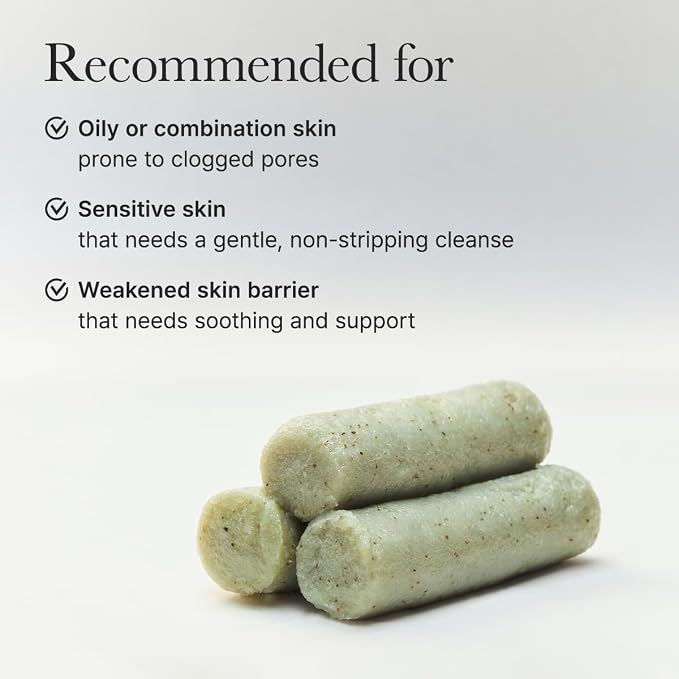 ARENCIA Salicylic Acid, Green Tea + LHA Deep Pore Rice Cake Cleanser – Deep Pore Cleansing for All Skin Types, Korean Face Wash, 150ml / 5.07 fl oz