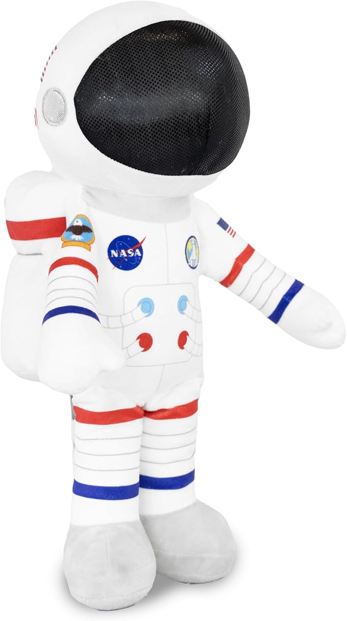 Playtime by Eimmie NASA-Themed Astronaut Spacesuit 36-Inch Plush Figure Toy - Soft Stuffed Plush Doll for Kids & Adults, Huggable Space-Themed Stuffed Toy, Washable, Ideal Gift for All Ages