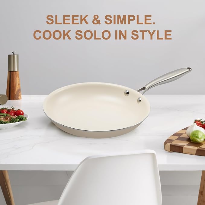 11" Ceramic Nonstick Skillet | PFAS-Free | Induction Ready