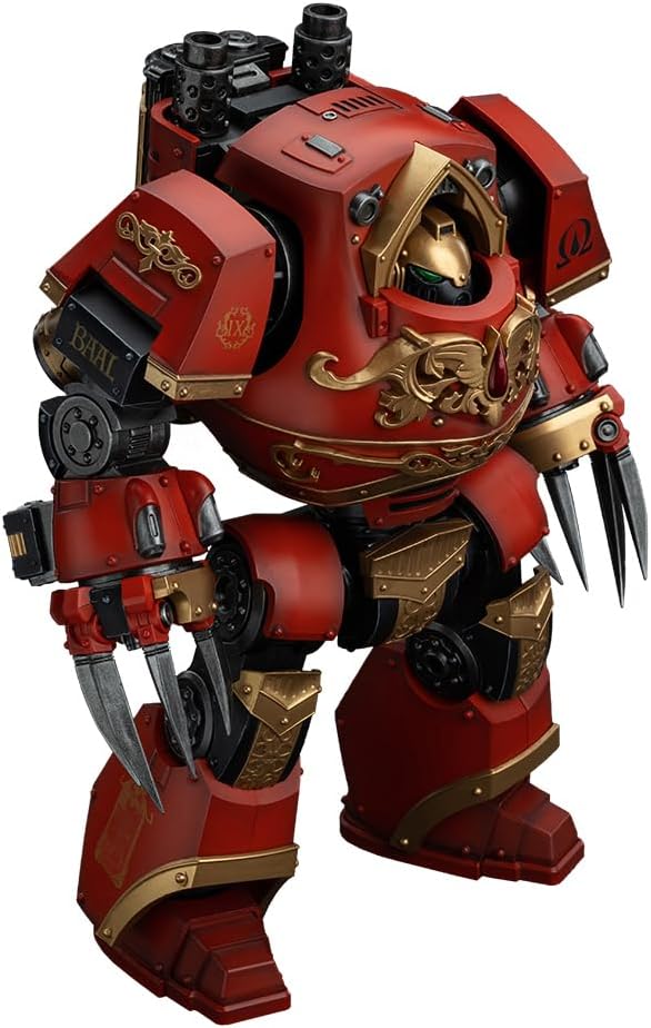 JOYTOY Warhammer 40,000 1/18 Action Figure Blood Angels Contemptor-Incaendius Dreadnought Collection Model Birthday Gifts