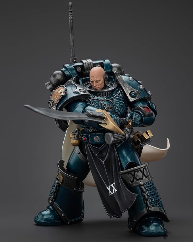 JoyToy 40K Genuine License 1:18 Action Figure, Alpha Legion Harrowmaster Armillus Dynat, 4.96 inch Collectible Action Figures Sets