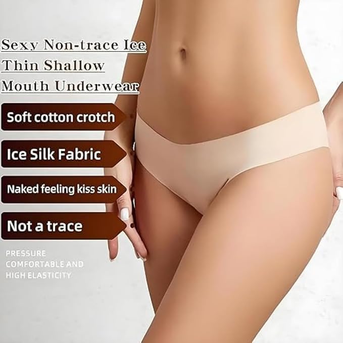 Invisible Camel Toe Thong for Women No Show Panties Panty Liners Seamless Workout Concealer Underwear