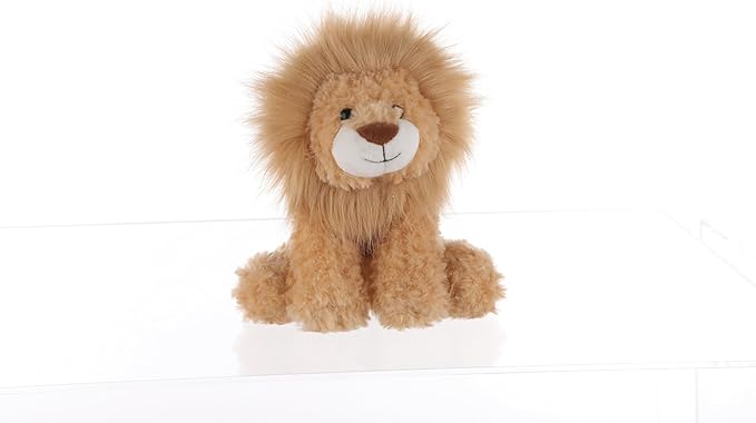 Apricot Lamb Toys Plush Yellow Plush Lion Stuffed Animal Soft Cuddly Perfect for Child (Yellow Lion, 8 Inches)