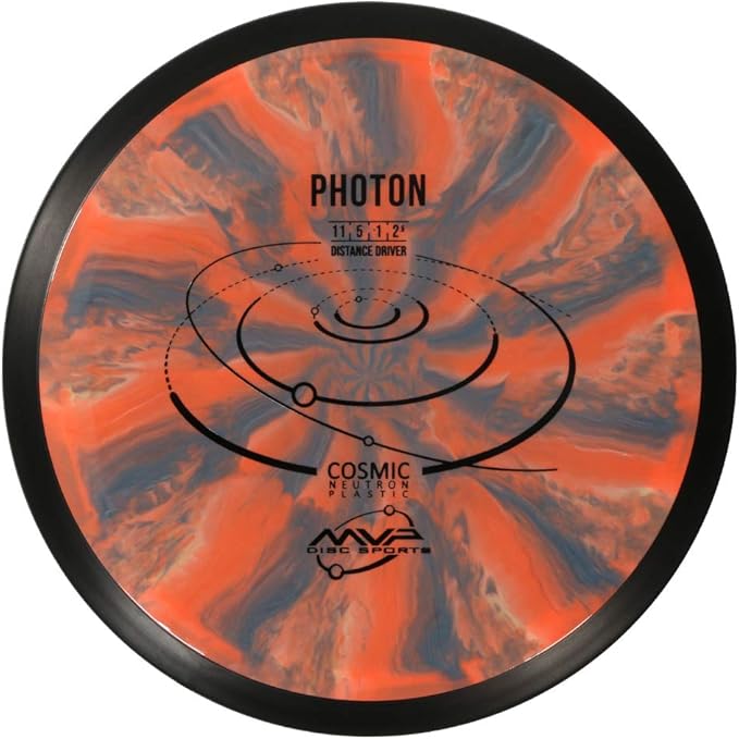 MVP Disc Sports Cosmic Neutron Photon Disc Golf Distance Driver (Colors May Vary)