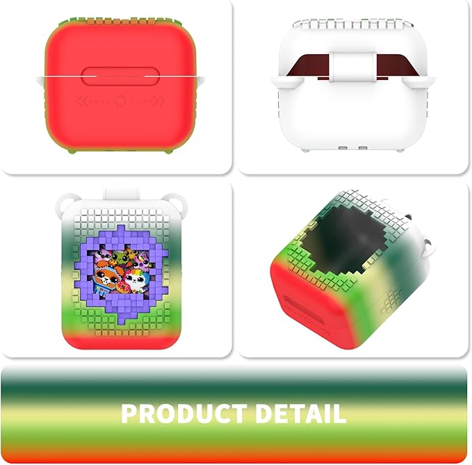 Soft Silicone Case for Bitzee Interactive Toy Digital Pet, Shockproof and Protective Carrying Case for Bitzee Interactive Electronic Pets with Lanyard (Mint Green)