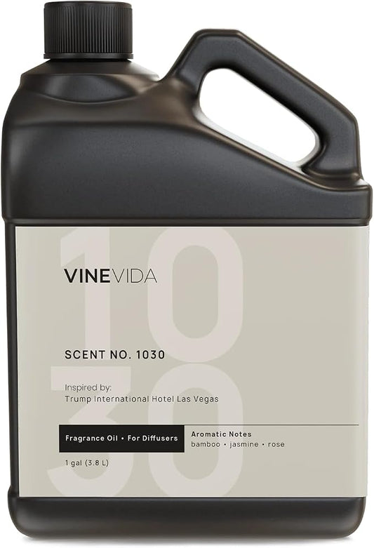 VINEVIDA Scent NO. 1030 Fragrance Oil for Cold Air Diffusers - 1 Gallon (8lbs) - Inspired by Trump International Hotel Las Vegas Hotel Scents - Diffuser Oil