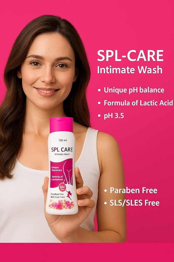 pH Balanced Intimate Wash | Gentle Daily Hygiene Cleanser | With Lactic Acid Formula | Paraben & SLS Free | 100 ml