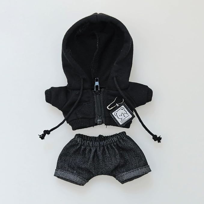 Clothes Sets Suitable for 17cm Dolls (Only Clothes No Doll ) Hoodie Clothing Accessories, Cardigan Outfits Suitable for Doll Soft Clothing Replacement