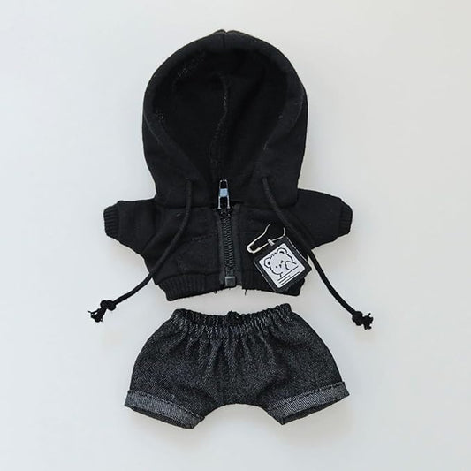 Clothes Sets Suitable for 17cm Dolls (Only Clothes No Doll ) Hoodie Clothing Accessories, Cardigan Outfits Suitable for Doll Soft Clothing Replacement
